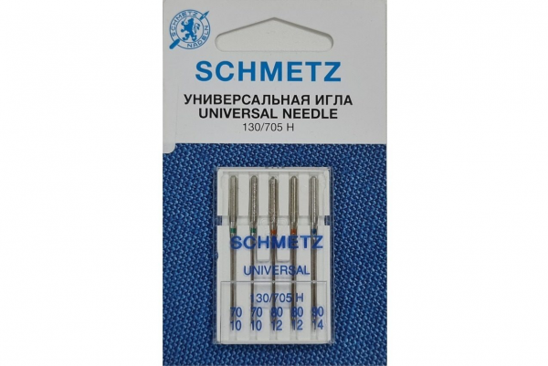 Иглы Schmetz универсальные (70x2, 80x2, 90x1), 5 шт в Нариманове