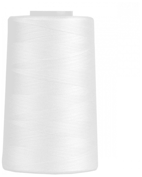 Нитки Sewing Thread 40/2 5000 ярд. цвет - белый 100% п/э в Нариманове