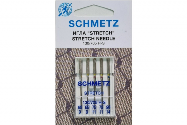 Иглы Schmetz стрейч combi (65x2, 75x2, 90x1), 5 шт в Нариманове